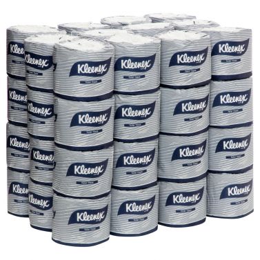 KLEENEX EXECUTIVE TOILET TISSUES / 2-PLY / BLUE WRAPPER / CARTON OF 48 / 300 SHEETS/ROLL