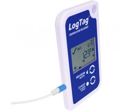 LOGTAG TEMPERATURE LOGGER WITH EXTERNAL PROBE AND TEMPERATURE DISPLAY