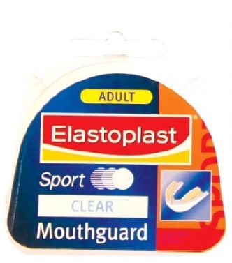 ELASTOPLAST MOUTHGUARD / ADULT CLEAR / 6PK