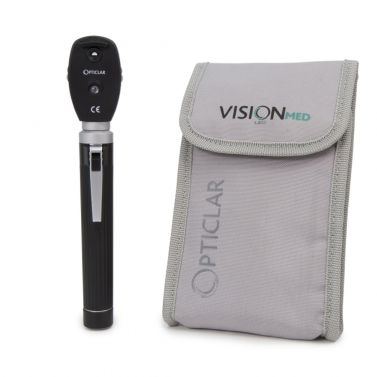 OPTICLAR LED POCKET OPTHALMOSCOPE WITH CANVAS CASE 