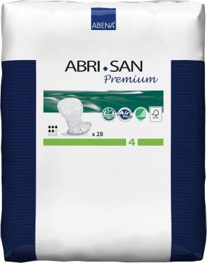 ABRI-SAN PREMIUM 4 / 420MM X 200MM 800ML / UNISEX / BOX OF 28