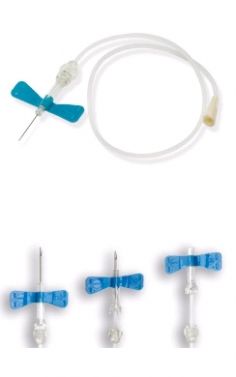 SCALP VEIN SAFETOUCH PSV WINGED NEEDLE SET WITH SAFETY DEVICE / 21G X 3/4