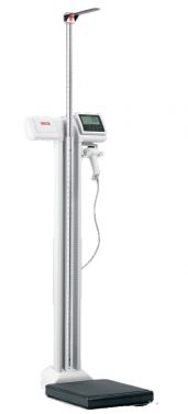 SECA EMR-VALIDATED COLUMN SCALE WITH EYE-LEVEL DISPLAY AND WI-FI FUNCTION