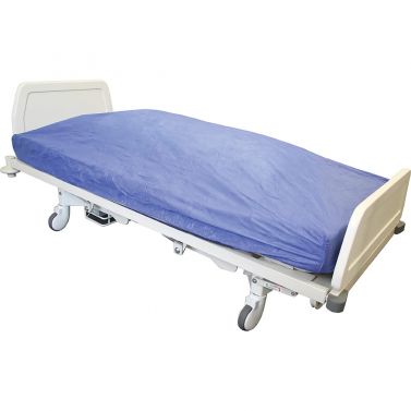 SHEET SINGLE BED DISPOSABLE FITTED 210 X 90CM DARK BLUE / CARTON OF 100