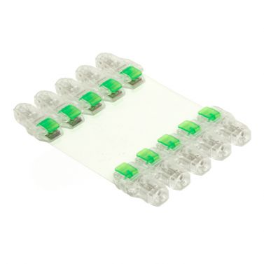SURE-LOCK ELECTRODE CLIPS GREEN / PACK OF 10