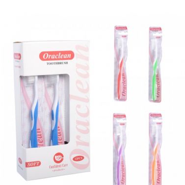 TOOTHBRUSH ORACLEAN SOFT Red / PACK 12