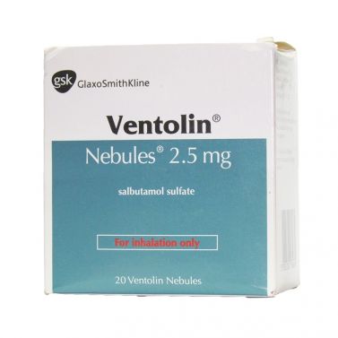 VENTOLIN NEBS 2.5MG/2.5ML / PACK OF 20
