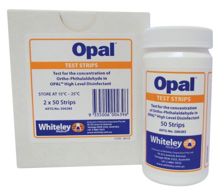 WHITELEY OPAL TEST STRIPS / 2 PACKS OF 50 STRIPS