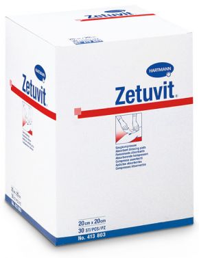 ZETUVIT NON-ADHERENT / 20CM X 20CM / BOX OF 15