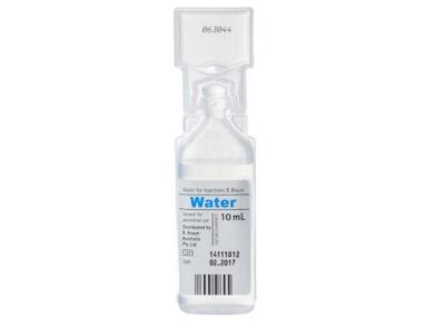 BRAUN WATER FOR INJECTION  / 10ML / BOX OF 20