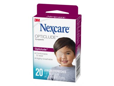 NEXCARE EYE PATCH JUNIOR EYE PADS / BOX OF 20
