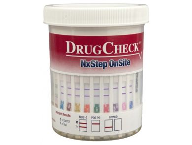 ROYAL MEDICAL DRUGCHECK NXSTEP URINE DRUG SCREEN ONSITE TEST / 7 PANEL CUP